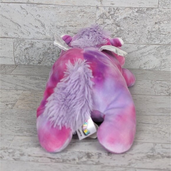 Squishmallows Hug Mees Willow The Pegasus Plush Toy 12" Laying Pink Purple - Picture 5 of 9